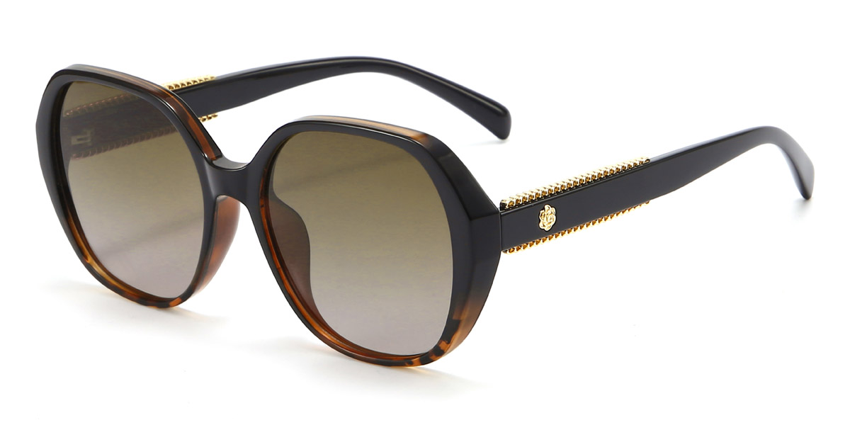 Tortoiseshell Brown Sutton - Square Sunglasses