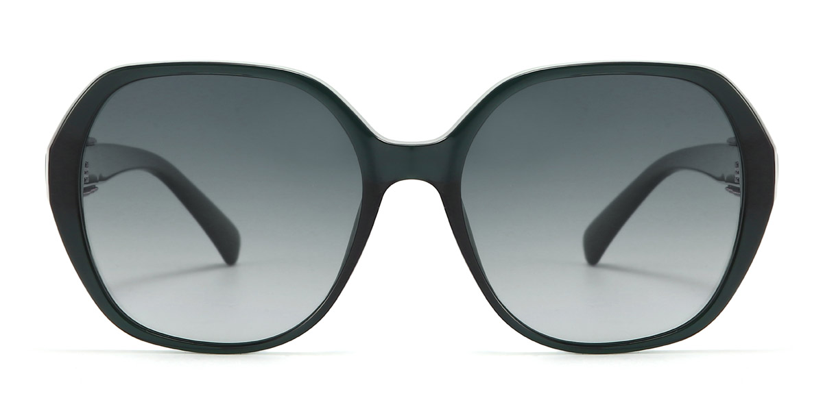 Fekete szürke Sutton - Square Sunglasses