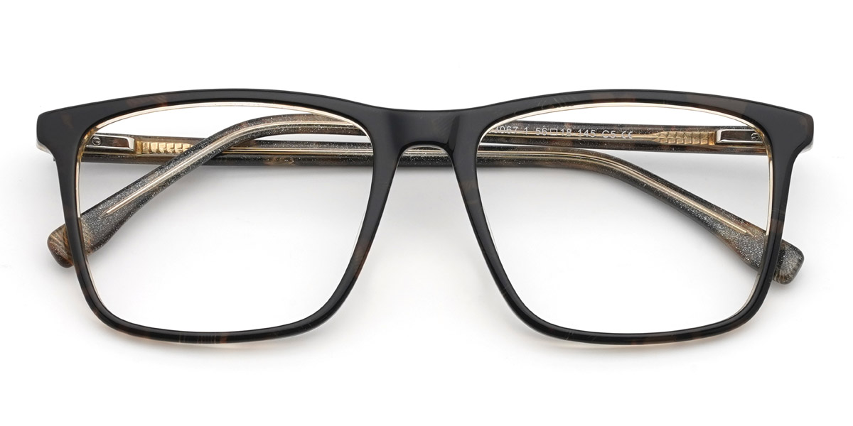 Tortoiseshell Aurelia Glasses - Rectangle Glasses