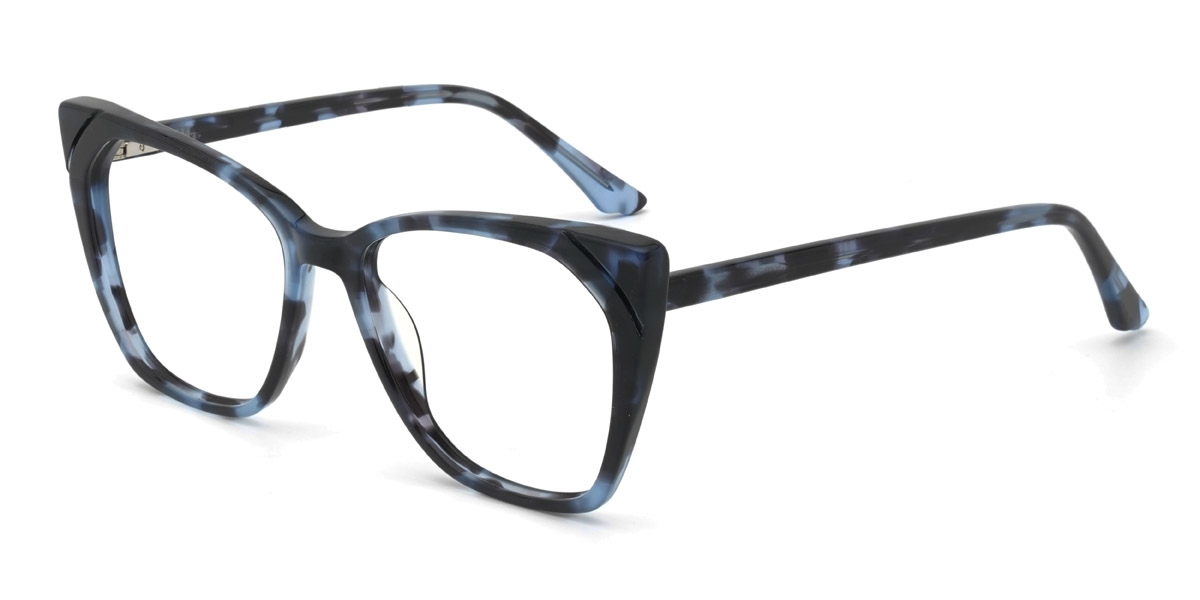 Blau Schildpatt, Lorelai - Square Glasses