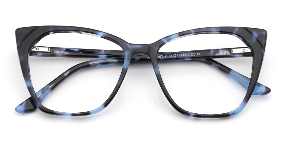 Blau Schildpatt, Lorelai - Square Glasses