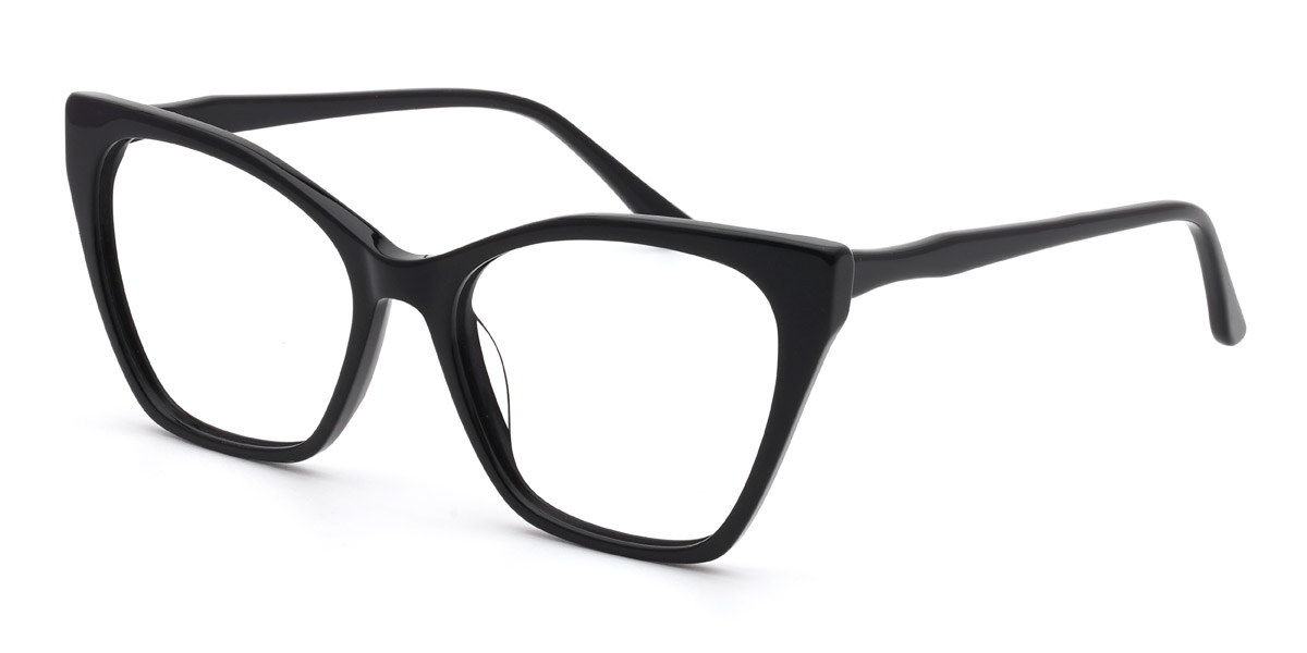 Black Michaela - Square Glasses