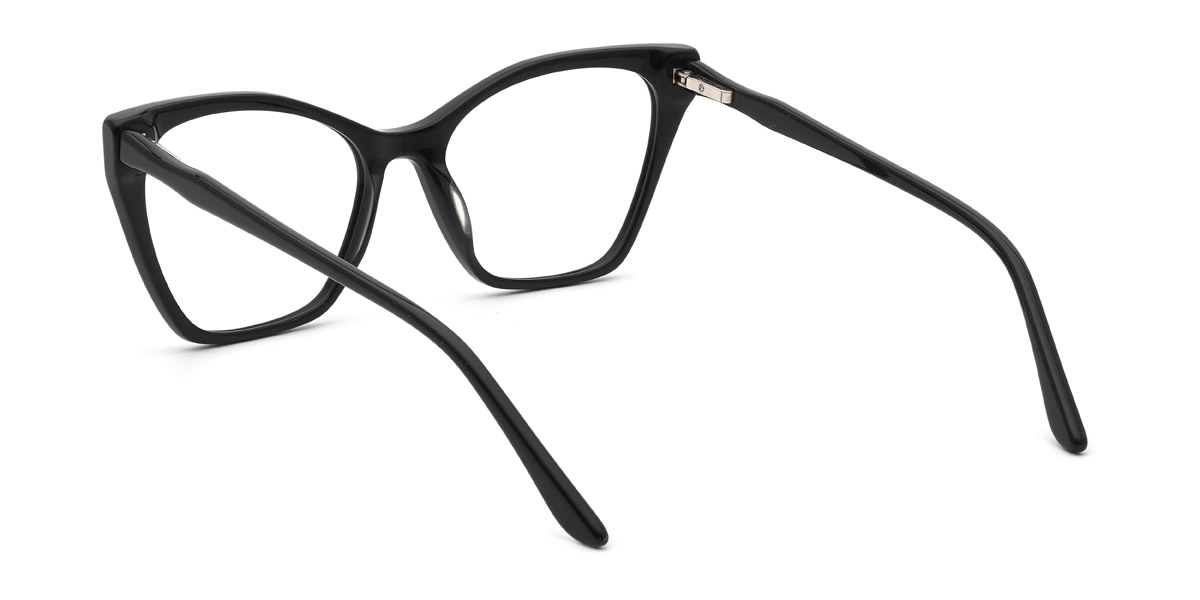 Black Michaela - Square Glasses