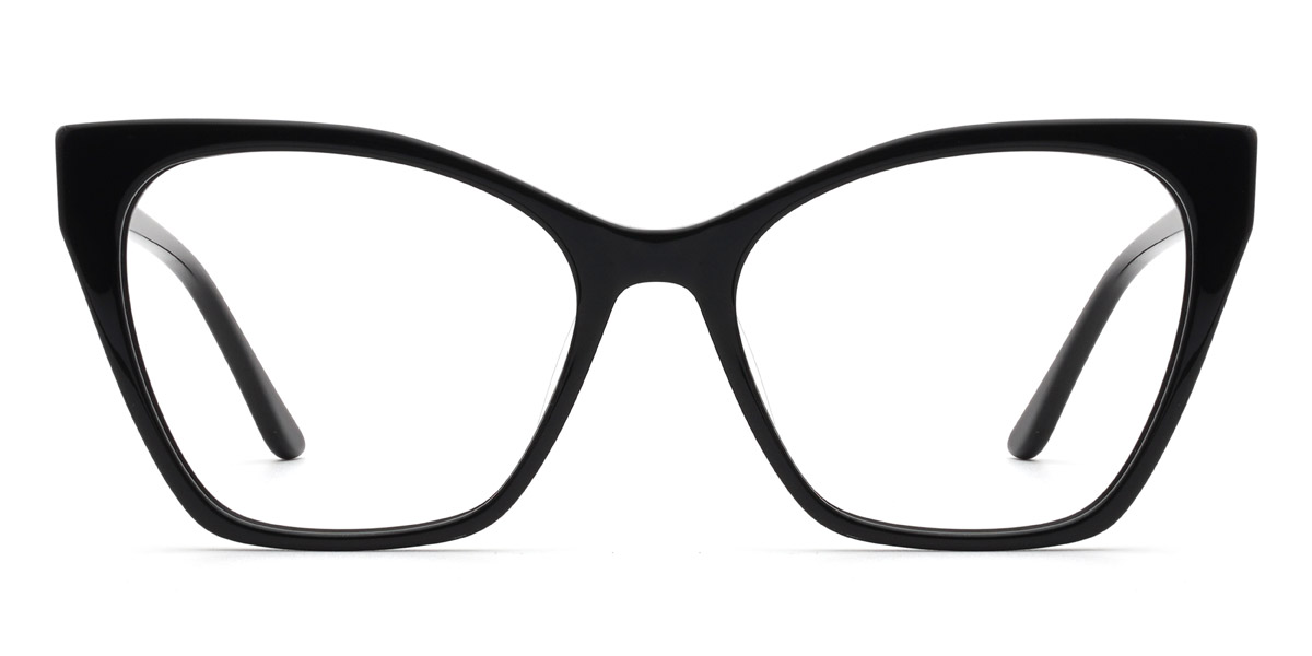 Black Michaela - Square Glasses