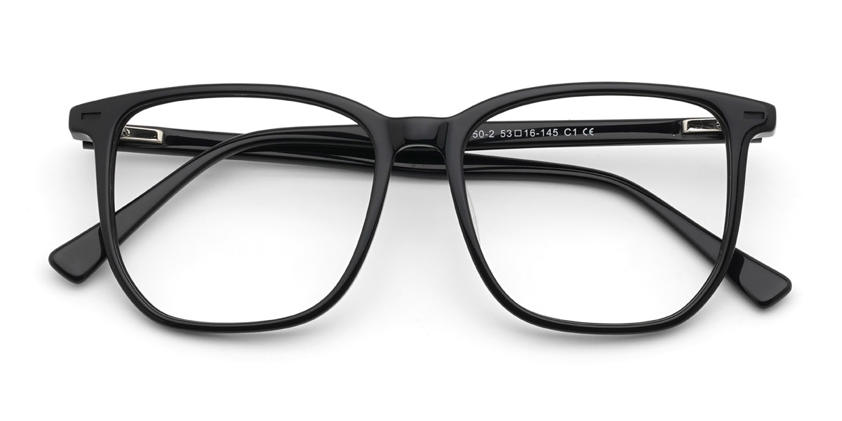 Schwarz Jaliyah Brille - Square Glasses