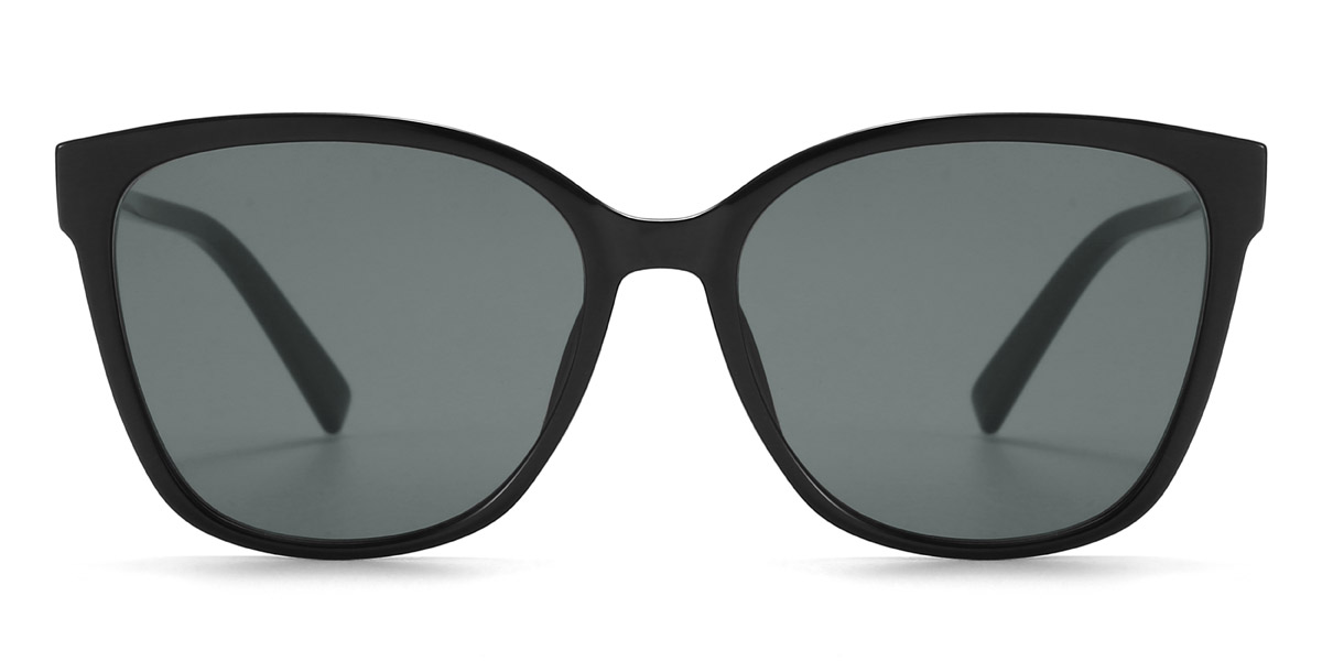 Black Grey Harlee - Square Sunglasses