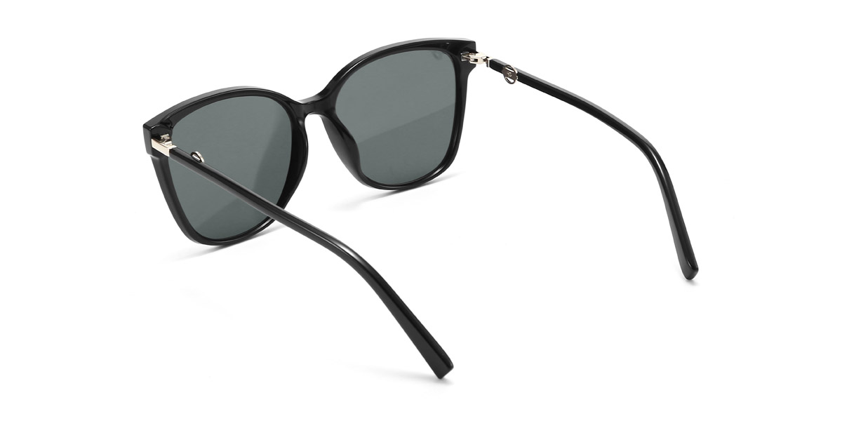 Black Grey Harlee - Square Sunglasses