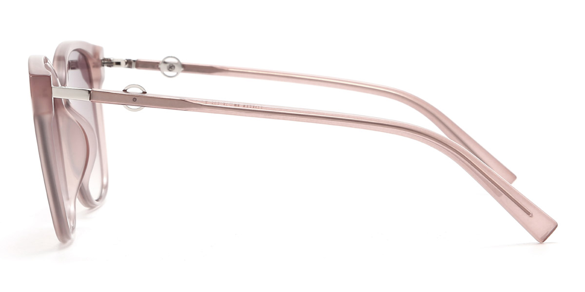 Pink Brown Harlee - Square Sunglasses