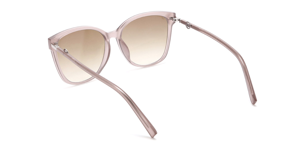 Pink Brown Harlee - Square Sunglasses