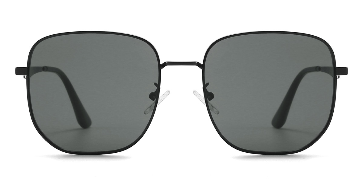 Noir Gris Noemi - Square Sunglasses