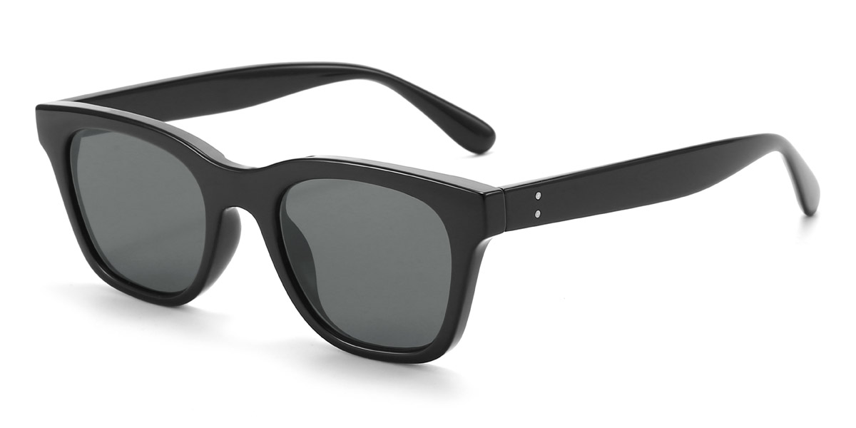 Fekete szürke Celine Szemüveg - Rectangle Sunglasses