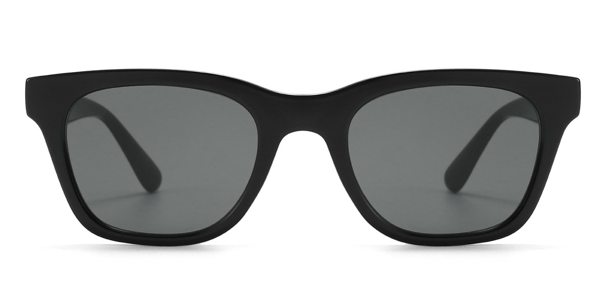 Schwarz Grau Celine Brille - Rectangle Sunglasses