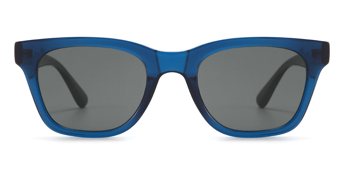 Blue Grey Celine - Rectangle Sunglasses