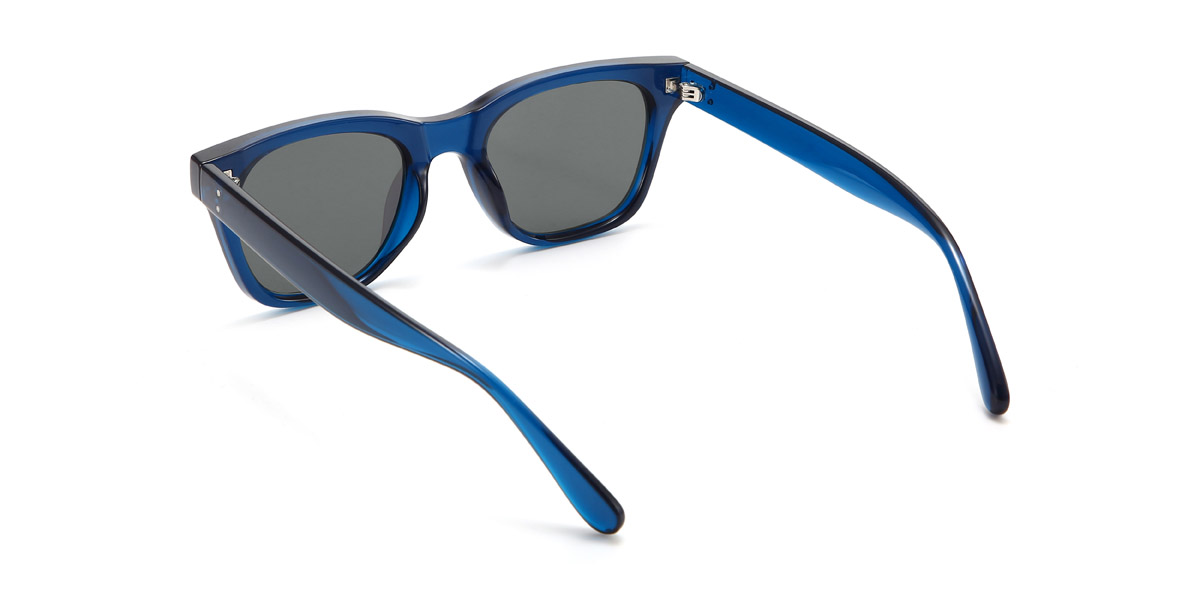 Blue Grey Celine - Rectangle Sunglasses