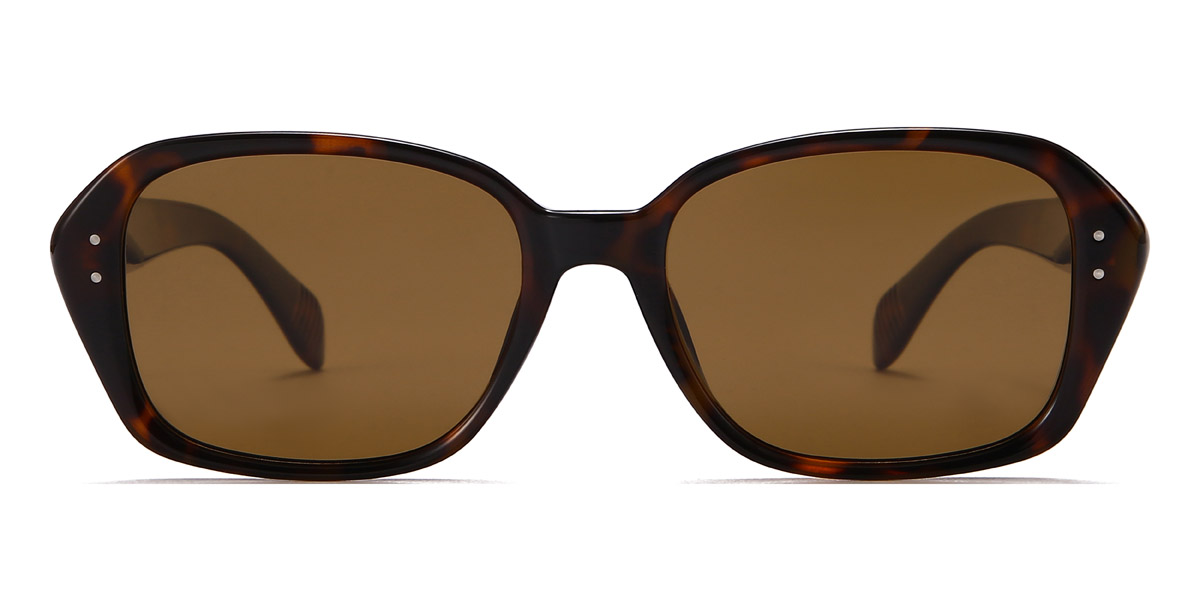 Schildpatt Braun Samson - Rectangle Sunglasses