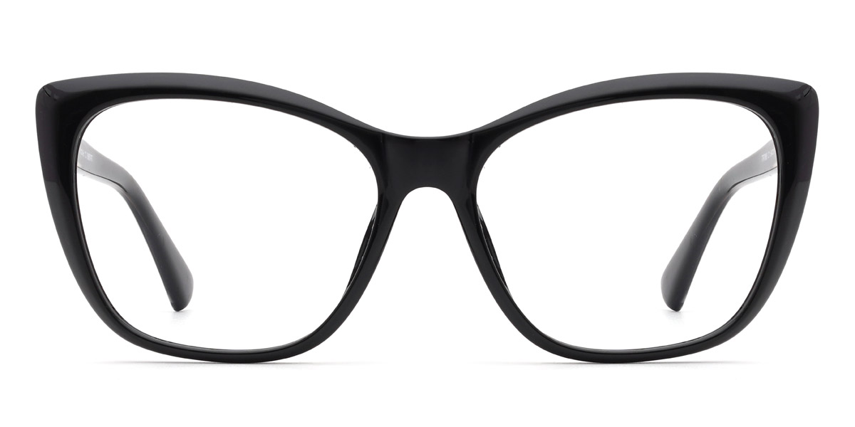 Negro Giuliana Gafas - Rectangle Glasses