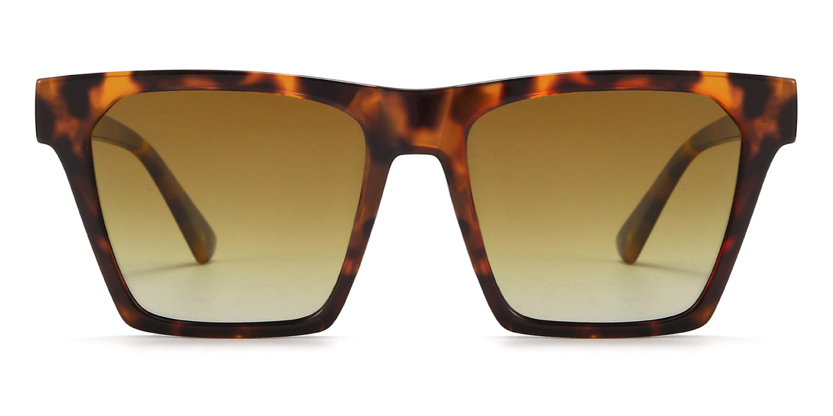 Schildpatt Braun Vernon - Square Sunglasses