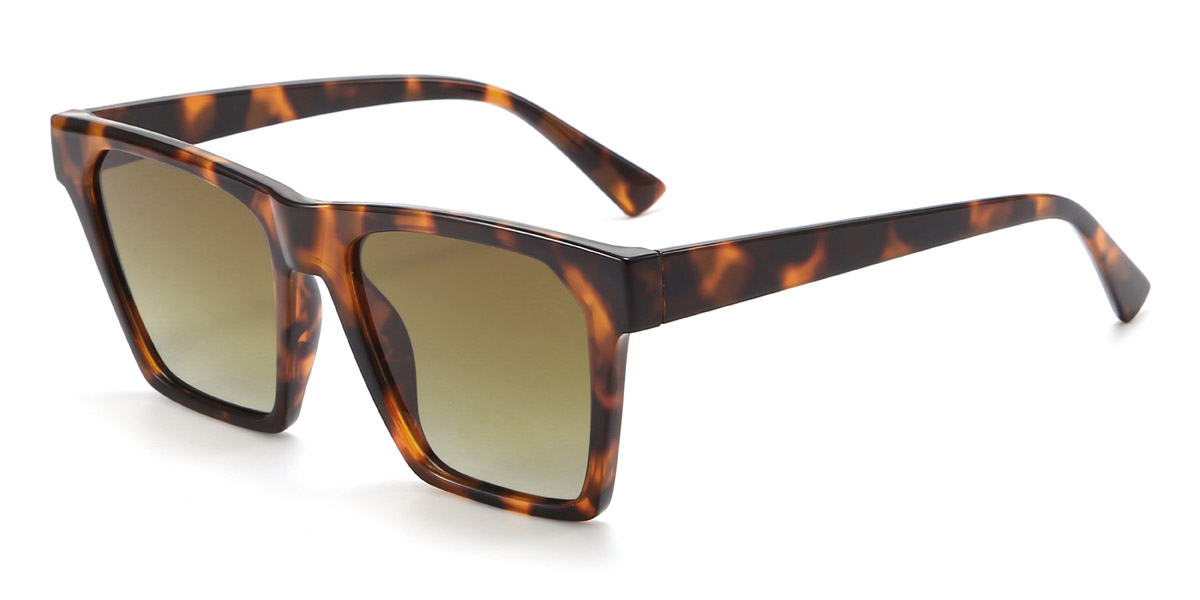 Tortoiseshell Brown Vernon - Square Sunglasses