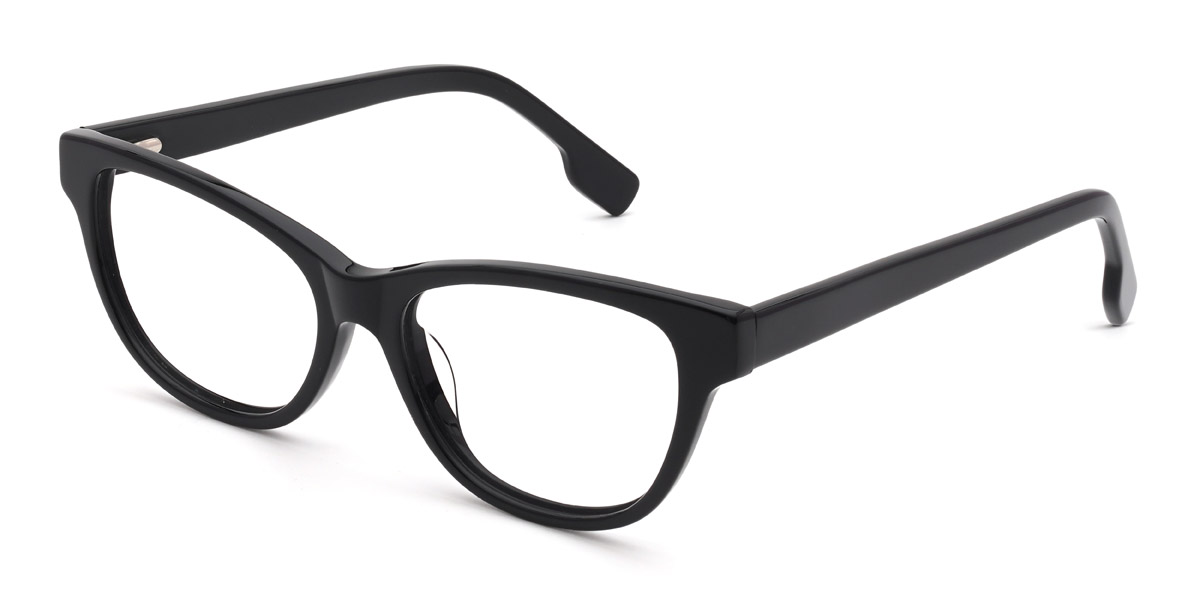 Noir Guadalupe Lunettes - Rectangle Glasses