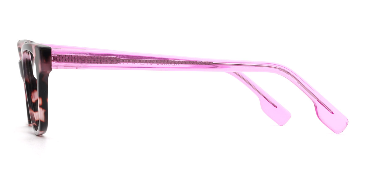 Rosa Schildpatt Guadalupe - Rectangle Glasses