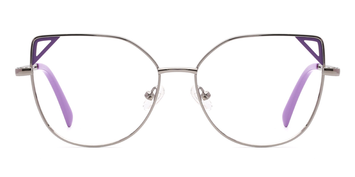 Silver Joanne Glasses - Cat Eye Glasses