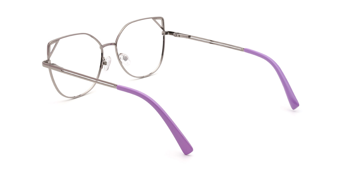 Silver Joanne Glasses - Cat Eye Glasses