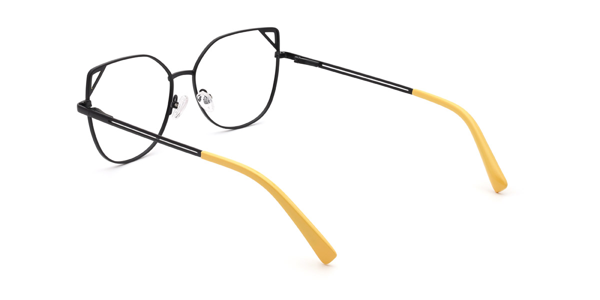 Black Joanne Glasses - Cat Eye Glasses