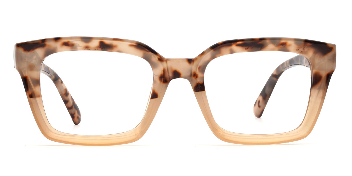 Tortoiseshell Tawny Octave - Rectangle Glasses