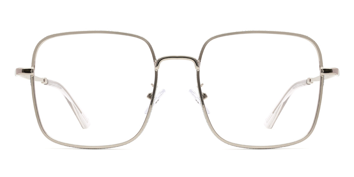 Plata Linden Gafas - Square Glasses