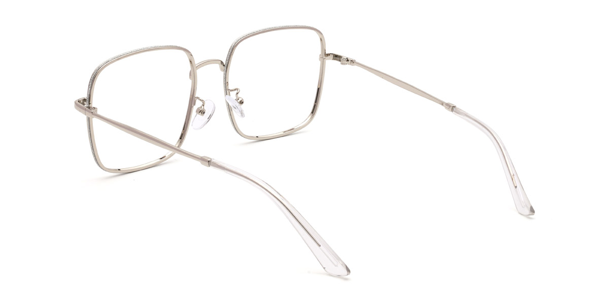 Plata Linden Gafas - Square Glasses