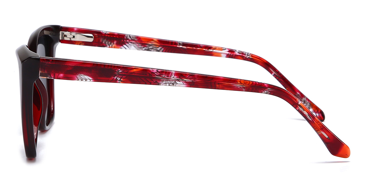 Red Grey Amity - Cat Eye Sunglasses