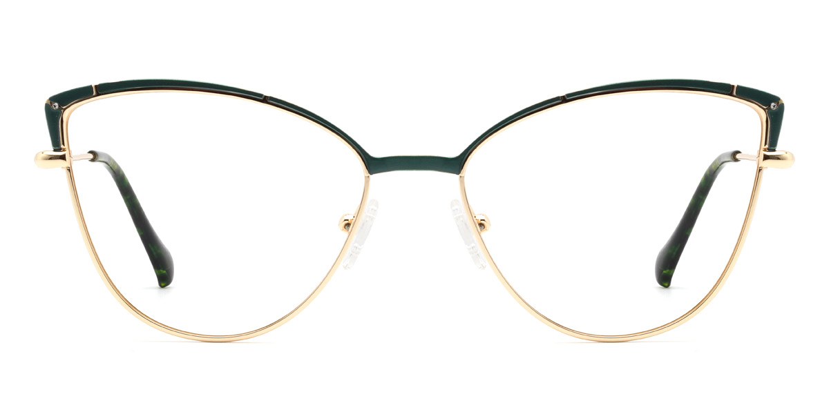 Arany zöld Contreras - Cat Eye Glasses