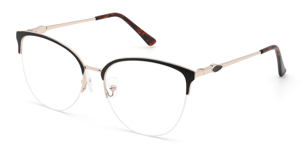 Negro Yomary - Oval Glasses