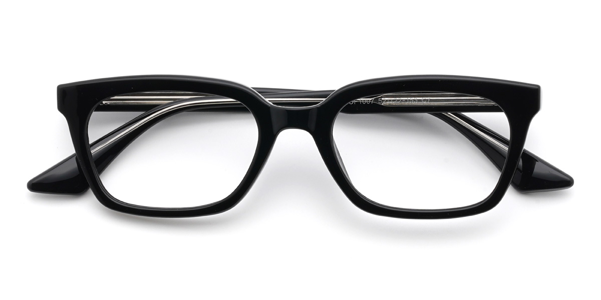 Noir Bivins - Rectangle Glasses