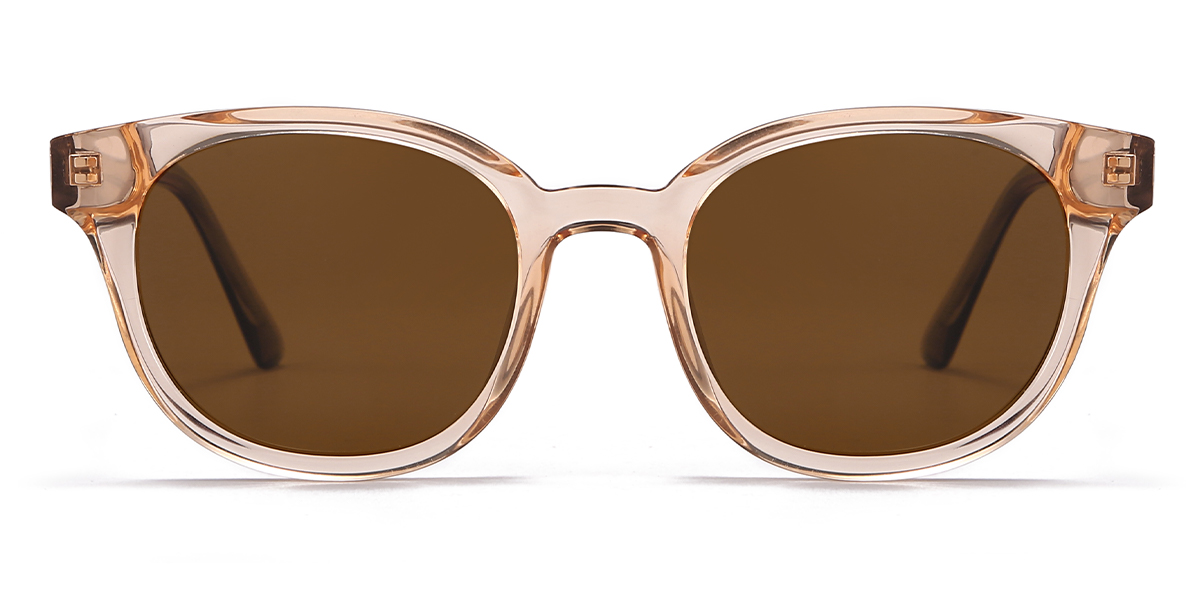 Tawny Brown Estrada - Oval Sunglasses