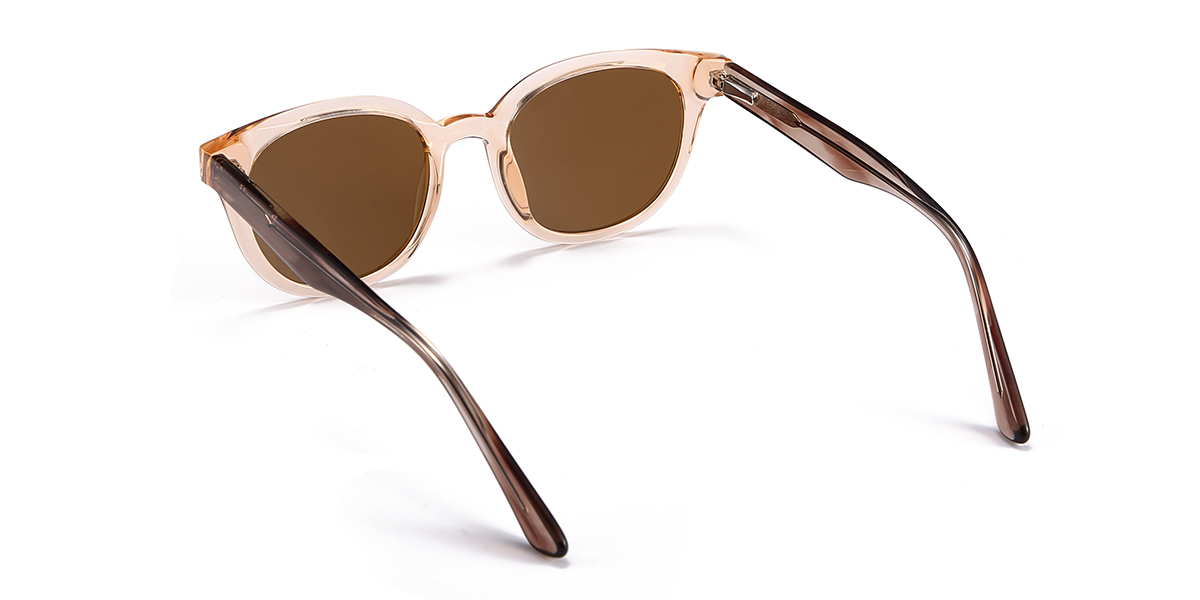 Tawny Brown Estrada - Oval Sunglasses