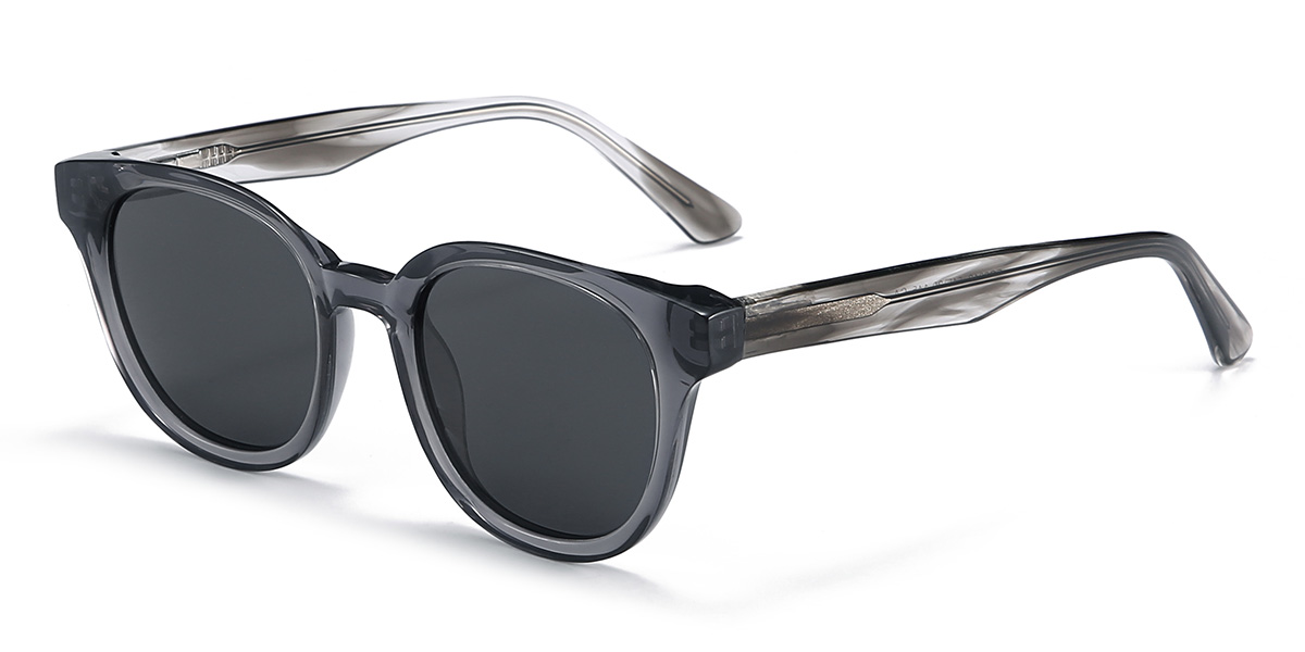 Grey Grey Estrada - Oval Sunglasses