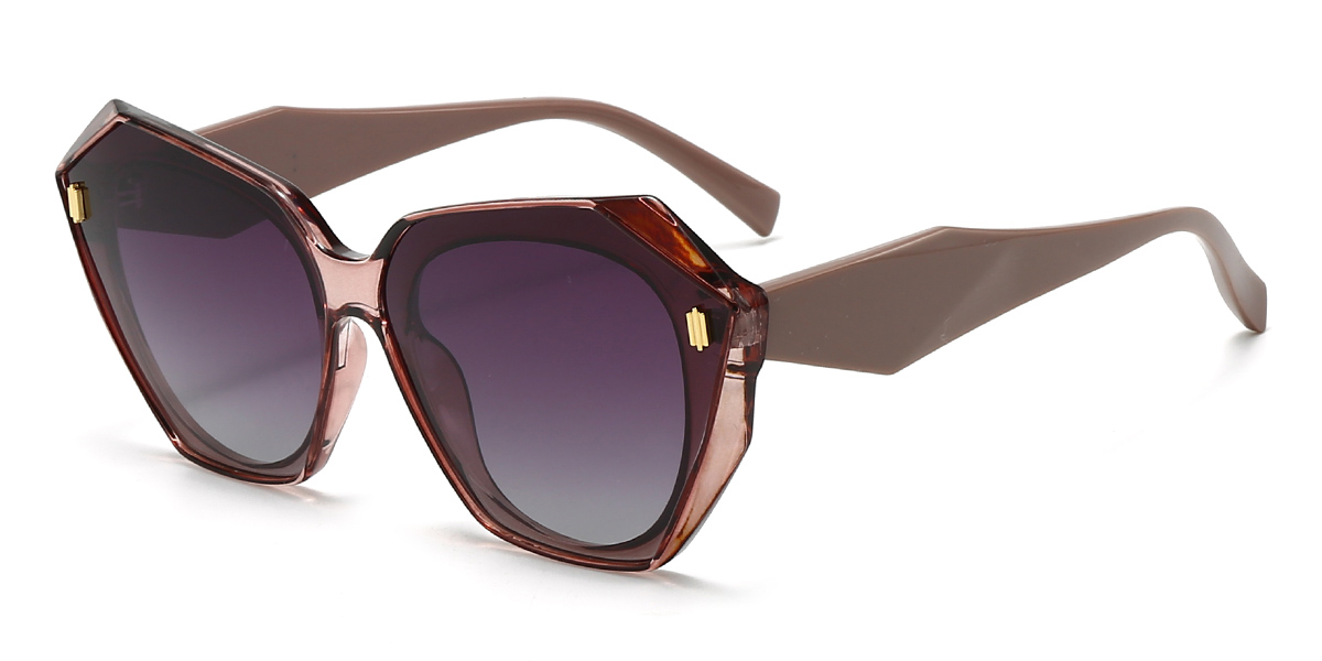 Tawny Szürke Shine Szemüveg - Square Sunglasses