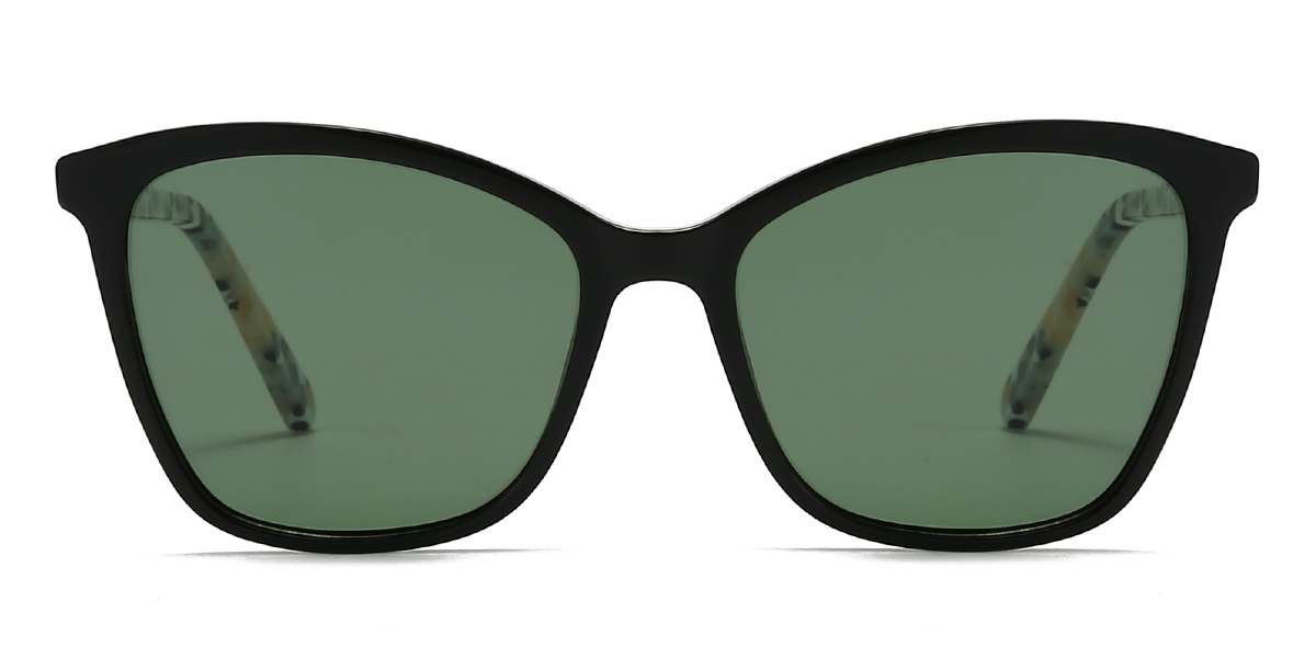 Negro Gris Annalisa - Cat Eye Sunglasses