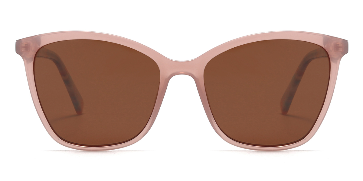 Rosa marrón Annalisa - Cat Eye Sunglasses