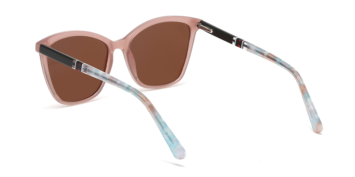 Rosa marrón Annalisa - Cat Eye Sunglasses