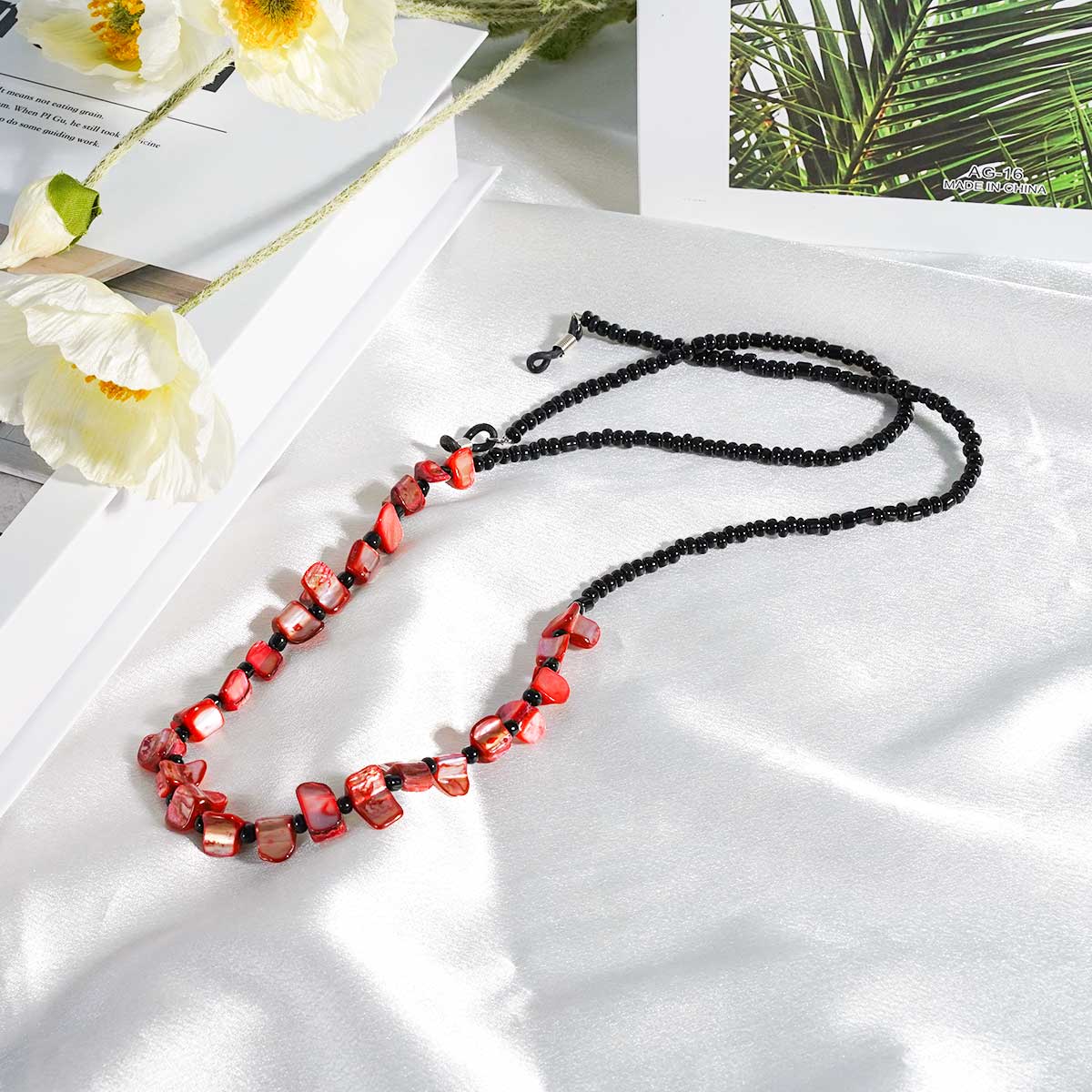 Red Eyeglass Chain