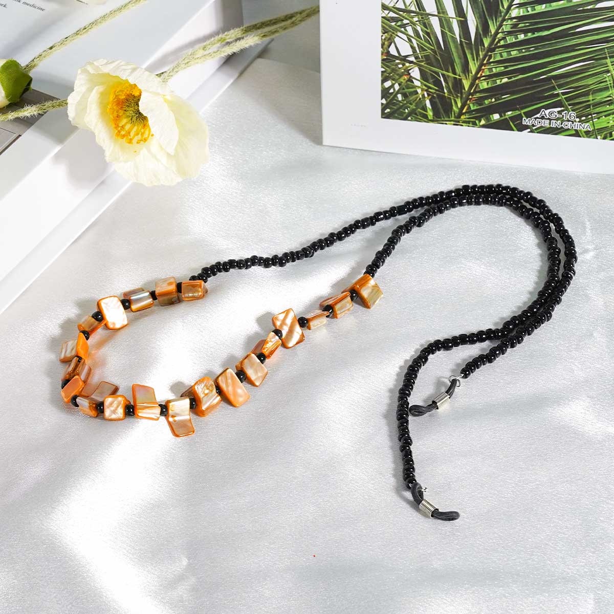 Brown Eyeglass Chain