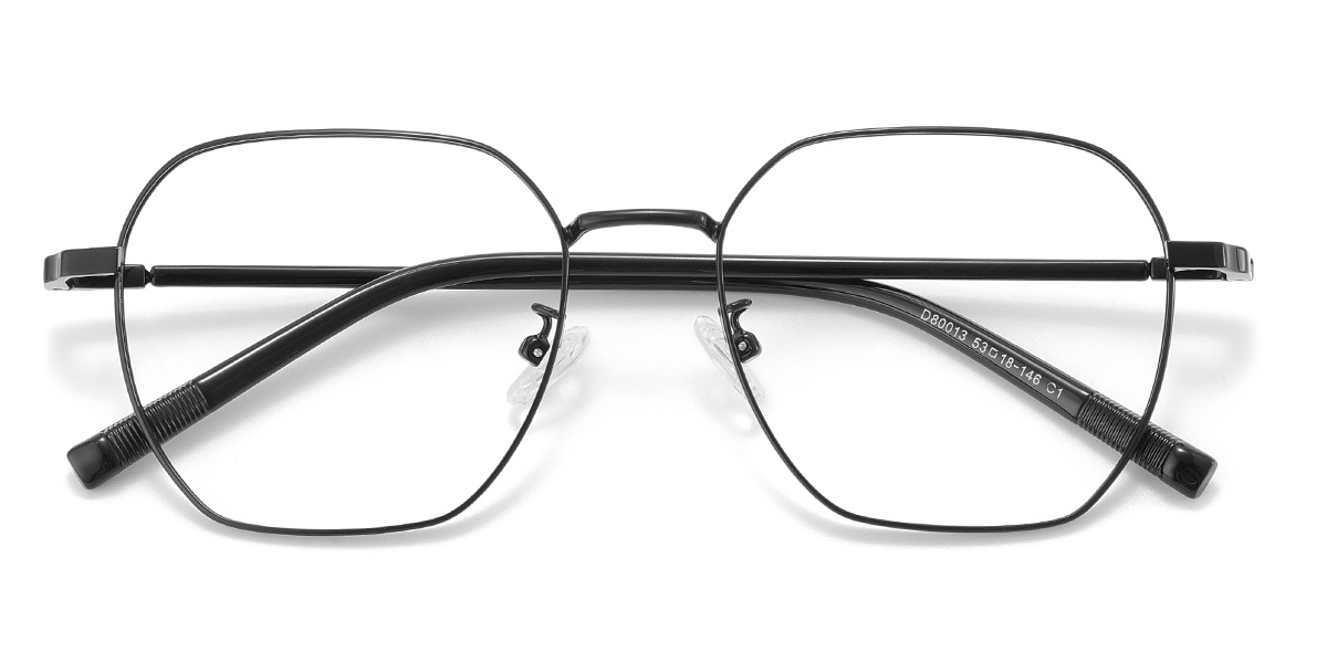 Black Narine - Rectangle Glasses