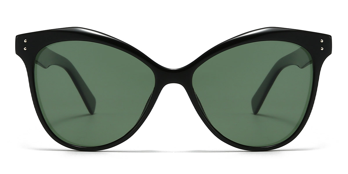 Negro Gris Libby - Cat Eye Sunglasses