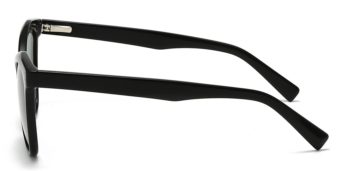 Noir Gris Libby Lunettes - Cat Eye Sunglasses