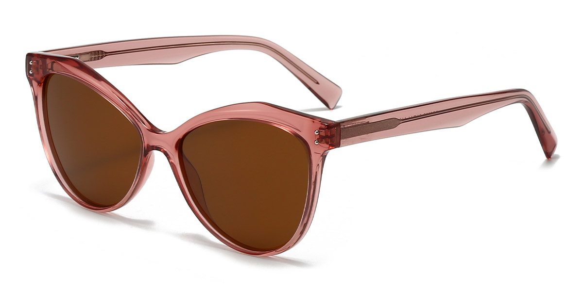 Pink Brown Libby - Cat Eye Sunglasses