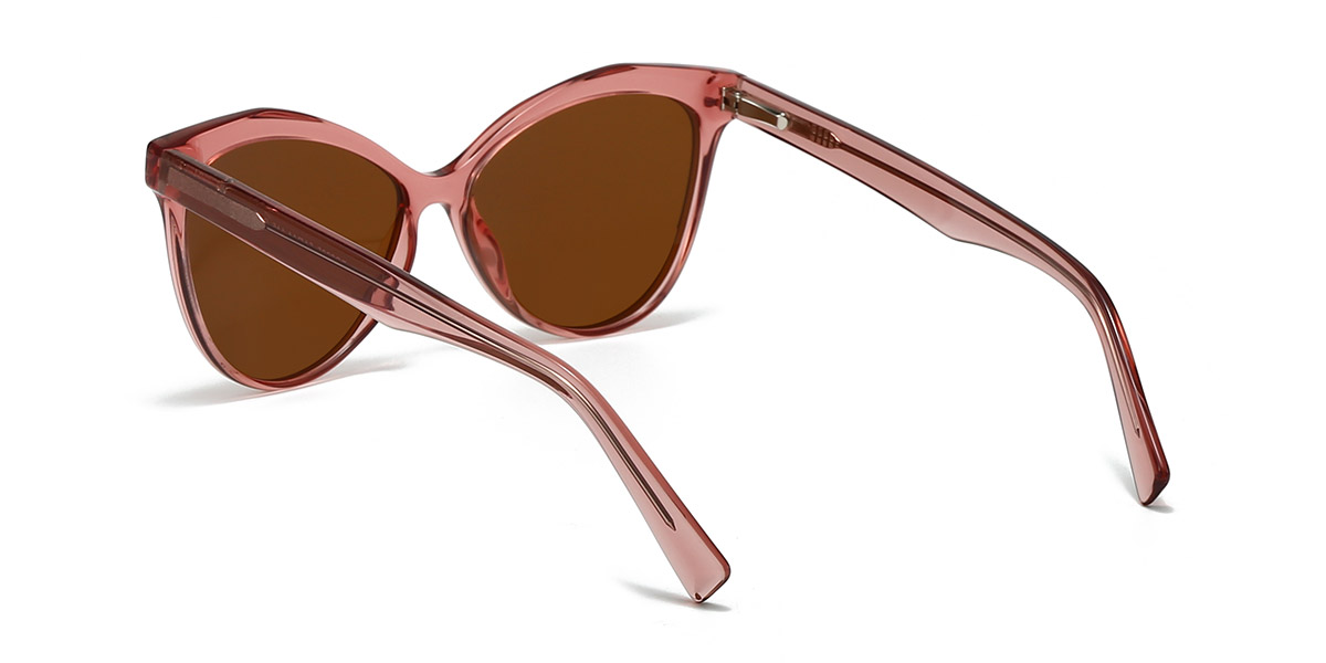 Pink Brown Libby - Cat Eye Sunglasses