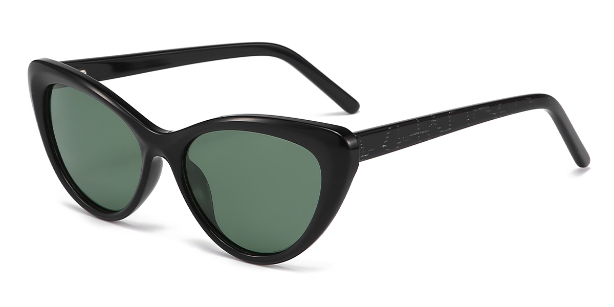 Black Grey Mirta - Cat Eye Sunglasses