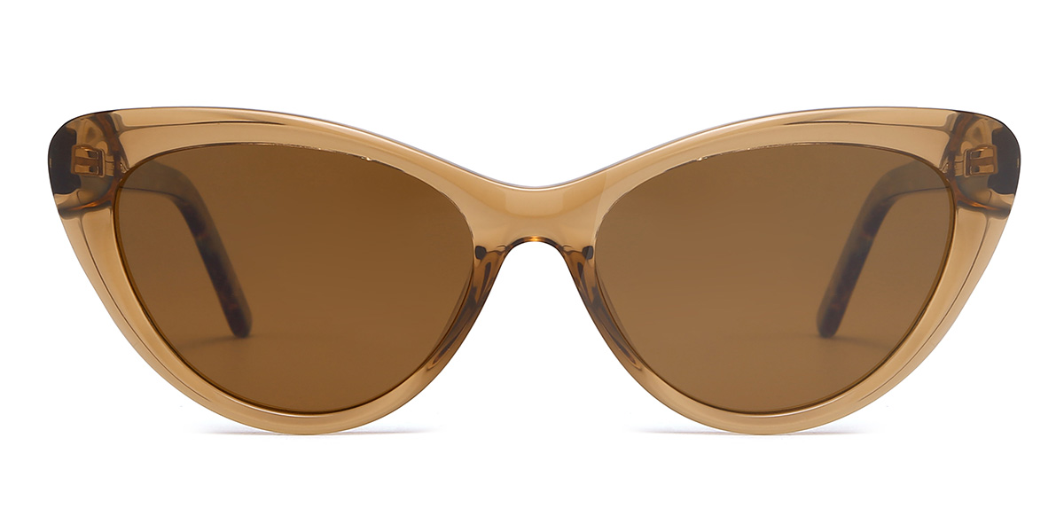 Brown Brown Mirta - Cat Eye Sunglasses